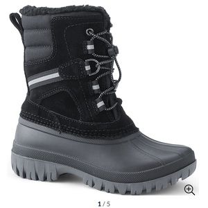 NEW Lands’ End Expedition insulated snow boot kids size 1
